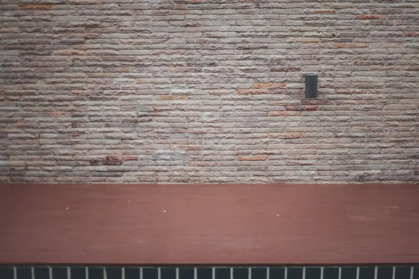Εξωτερική Μαύρη Λάμπα Γκρι Τοίχους Από Αεριούχο Σκυρόδεμα Μπλοκ Κοντά — Φωτογραφία Αρχείου