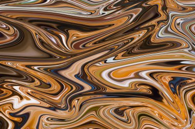 Soyut sıvı sanat arka plan kahverengi renkler. sıvı mermer, desen.