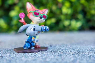 Bangkok, Tayland - 22 Ocak 2026: Zootopya 52TOYS 'dan En İyi İkili, Blind Box En İyi Ortaklar Serisi Moda Oyuncak Oyuncak