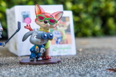Bangkok, Tayland - 23 Ocak 2026: Zootopya 52TOYS 'dan En İyi İkili, Blind Box En İyi Ortaklar Serisi Moda Oyuncak Oyuncak