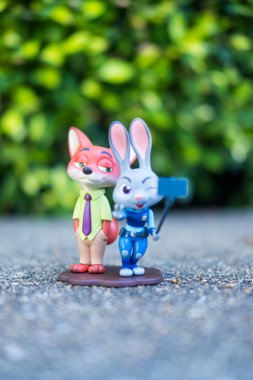 Bangkok, Tayland - 23 Ocak 2026: Zootopya 52TOYS 'dan En İyi İkili, Blind Box En İyi Ortaklar Serisi Moda Oyuncak Oyuncak