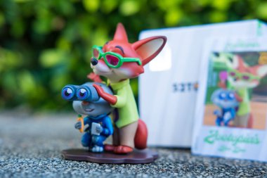 Bangkok, Tayland - 7 Şubat 2026: Zootopya 52TOYS 'dan En İyi İkili, Blind Box En İyi Ortaklar Serisi Moda Oyuncak Oyuncak