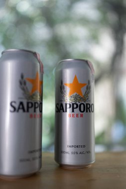 Bangkok, Tayland - 2. maç, 2026 Sapporo bira kutusu. Sapporo Breweries Limited, 1876 yılında kurulan bir Japon bira imalat şirketidir..