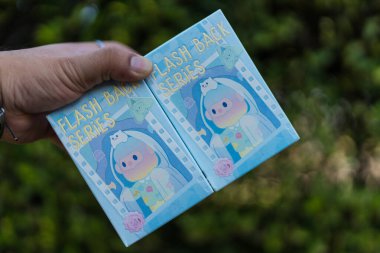 Bangkok, Tayland - 5. Maç 2026: UNICORN FARMER FARMER FARMER Bob Flash Back serisi Blind Box 'un tamamı 12 pc' lik settir. Elinde.