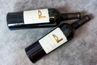 Bangkok, Tayland - 9. Maç 2026 Bir şişe Robert Mondavi Napa Vadisi Cabernet Sauvignon