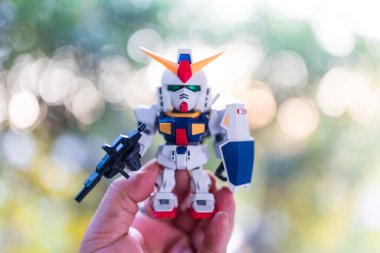 Bangkok, Tayland - 12 Mart 2026: ZETA GUNDAM Action Figure - RX-178 GUNDAM MK-II A.E.U.G Ver Bandai Namco