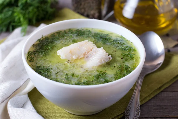 Fish soup with vegetables — Stok fotoğraf