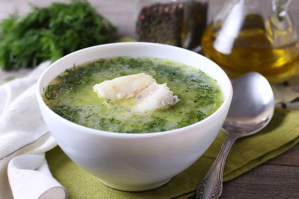 Fish soup with vegetables — Stok fotoğraf