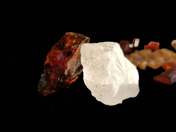 Chunks of Orange and White Amber from the Middle East — Foto Stock
