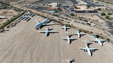 Jetler sıraya dizildi - Pinal Havaalanı, Marana Arizona