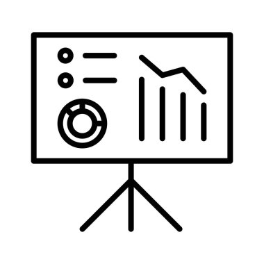 Analitik, kayıp, istatistik ikonu vektör görüntüsü. Siber güvenlik için de kullanılabilir. Web uygulamalarında, mobil uygulamalarda ve yazdırma ortamlarında kullanılabilir.