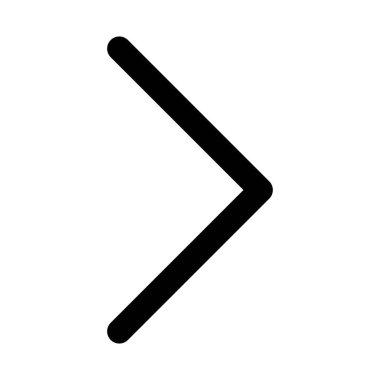 Sağ ok simgesi vektör görüntüsü. UI ve UX için de kullanılabilir. Mobil uygulamalar, web uygulamaları ve yazdırma ortamları için elverişli.