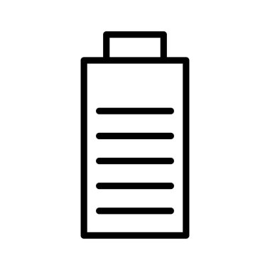 Battery Simgesi vektör görüntüsü yükleniyor. Telefon ve tablet olarak kullanılabilir. Mobil uygulamalar, web uygulamaları ve yazdırma ortamları için elverişli.