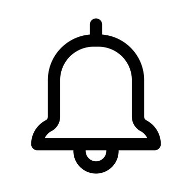 Çan simgesi vektör resmini bildir. UI ve UX için de kullanılabilir. Mobil uygulamalar, web uygulamaları ve yazdırma ortamları için elverişli.