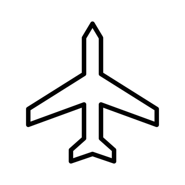 Modo Avión Icono Imagen Vectorial Puede Utilizar Para Teléfono Tableta — Vector de stock