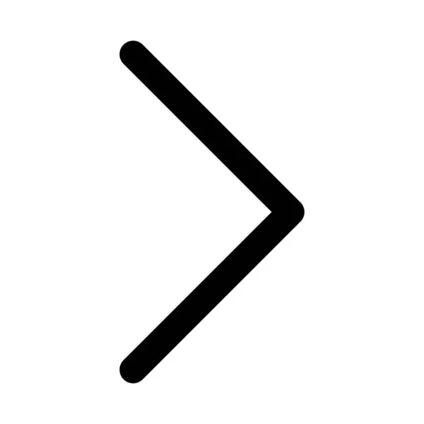 Pfeil Rechts Symbol Vektorbild Kann Auch Für Und Verwendet Werden — Stockvektor