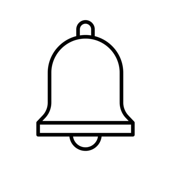 Zvonek Zvonek Vektorový Obraz Ikony Alarmu Lze Použít Pro Vzdělávání — Stockový vektor