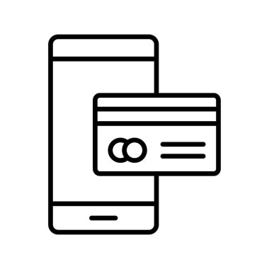 Kart, yöntem, ödeme ikonu vektör görüntüsü. Alışveriş ve ecommerce için de kullanılabilir. Web uygulamalarında, mobil uygulamalarda ve yazdırma ortamlarında kullanılabilir.