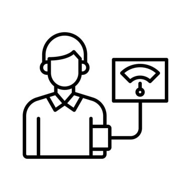 Kan basıncı ikon vektör görüntüsü. Revir için kullanılabilir. Mobil uygulamalar, web uygulamaları ve yazdırma ortamları için elverişli.