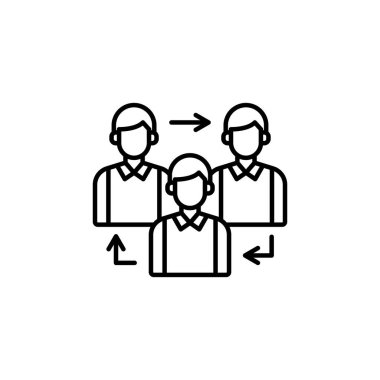 İş ağı, grup, takım, ikon vektör görüntüsünü paylaşıyoruz. İş ve ofis için de kullanılabilir. Web uygulamalarında, mobil uygulamalarda ve yazdırma ortamlarında kullanılabilir.