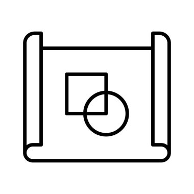 Yapım, Proje, Yönetici simgesi vektör görüntüsü. Proje yönetimi için de kullanılabilir. Web uygulamalarında, mobil uygulamalarda ve yazdırma ortamlarında kullanılabilir.