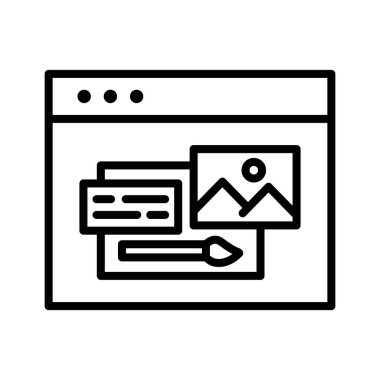 Tasarım, geliştirme, tema, web simgesi vektör görüntüsü. Seo & web için de kullanılabilir. Web uygulamalarında, mobil uygulamalarda ve yazdırma ortamlarında kullanılabilir.