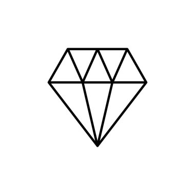 Elmas, iş, ödül ikonu vektör görüntüsü. İş ve ofis için de kullanılabilir. Web uygulamalarında, mobil uygulamalarda ve yazdırma ortamlarında kullanılabilir.