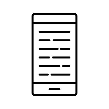 Ebook, pdf, readader, elctronik kitap ikonu vektör resmi. Online eğitim için de kullanılabilir. Web uygulamalarında, mobil uygulamalarda ve yazdırma ortamlarında kullanılabilir.