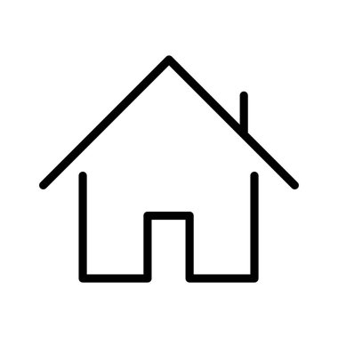 Ana sayfa, ev, ev ikonu vektör görüntüsü. Telefon ve tablet olarak kullanılabilir. Mobil uygulamalar, web uygulamaları ve yazdırma ortamları için elverişli.