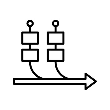 Kanban, çevik, tahtalar, projeler ikon vektör görüntüsü. Proje yönetimi için de kullanılabilir. Web uygulamalarında, mobil uygulamalarda ve yazdırma ortamlarında kullanılabilir.