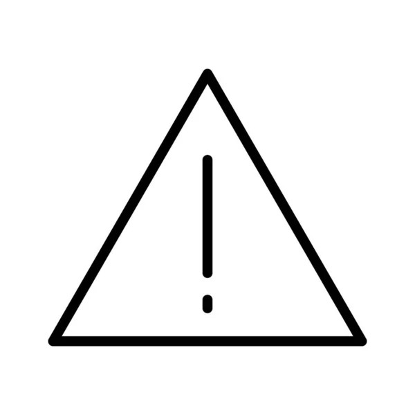 Advertencia Signo Exclamación Icono Imagen Vectorial Puede Utilizar Para Teléfono — Vector de stock
