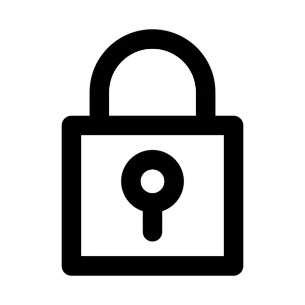 Lock Icon Vector Image Can Also Used Suitable Mobile Apps — Stock Vector