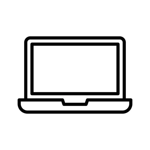 노트북 컴퓨터 아이콘 이미지 교육에도 수있다 모바일 미디어에 수있다 스톡 일러스트레이션