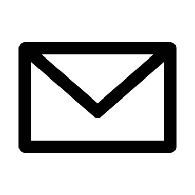 İleti simgesi vektör resmi. UI ve UX için de kullanılabilir. Mobil uygulamalar, web uygulamaları ve yazdırma ortamları için elverişli.