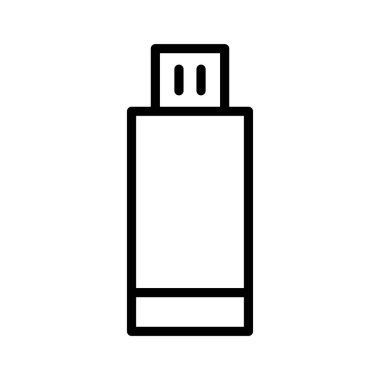Usb, flash disk simge vektör görüntüsü. Telefon ve tablet olarak kullanılabilir. Mobil uygulamalar, web uygulamaları ve yazdırma ortamları için elverişli.