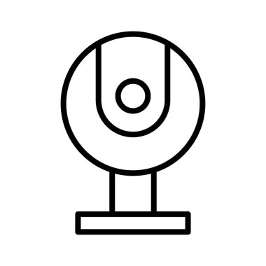 Webcam, kamera, video ikon vektör görüntüsü. Seo & web için de kullanılabilir. Web uygulamalarında, mobil uygulamalarda ve yazdırma ortamlarında kullanılabilir.