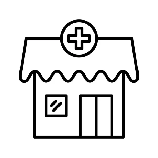 Apotheke Icon Vektorbild Kann Für Die Medizin Verwendet Werden Geeignet — Stockvektor