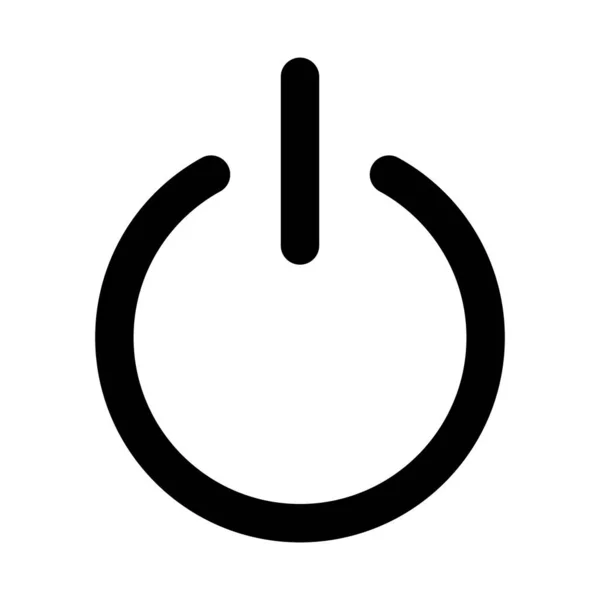 Векторное Изображение Значка Интерфейса Питания Использоваться Пользовательского Интерфейса Подходит Мобильных — стоковый вектор
