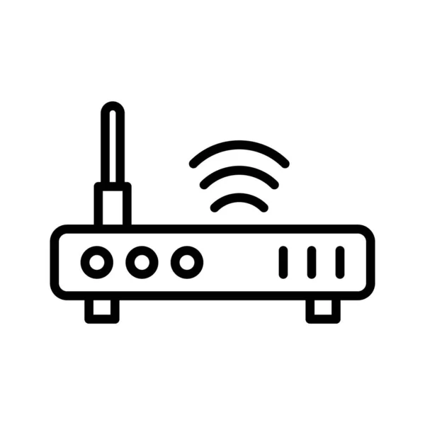 Router Wifi Internet Icon Vektorbild Kann Auch Für Seo Web — Stockvektor