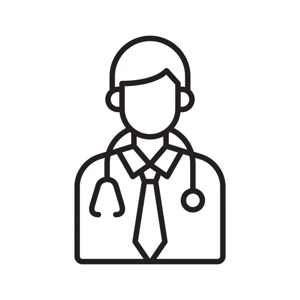 Doctor Icon Vector Image Can Used Medical Suitable Mobile Apps — Stock Vector