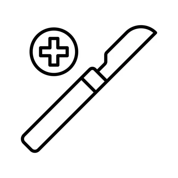 Chirurgie Icon Vektor Bild Kann Für Die Medizin Verwendet Werden — Stockvektor