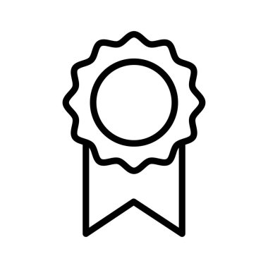 Başarı, onaylanmış, ödül ikonu vektör görüntüsü. Web pazarlama için de kullanılabilir. Web uygulamalarında, mobil uygulamalarda ve yazdırma ortamlarında kullanılabilir.