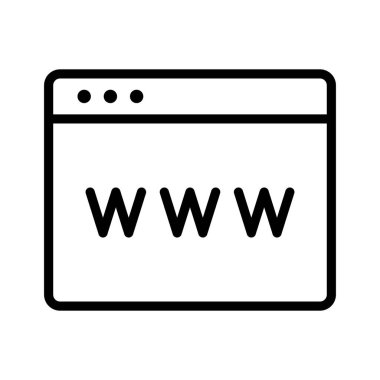 Adres, sayfa, site, www simge vektör resmi. Web pazarlama için de kullanılabilir. Web uygulamalarında, mobil uygulamalarda ve yazdırma ortamlarında kullanılabilir.