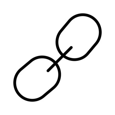 Çapa, zincir, hiper bağlantı ikon vektör görüntüsü. Web pazarlama için de kullanılabilir. Web uygulamalarında, mobil uygulamalarda ve yazdırma ortamlarında kullanılabilir.