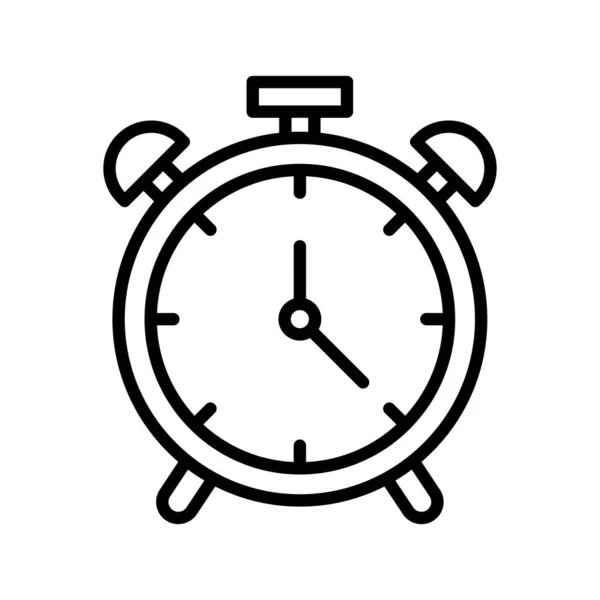 Будильник Часы Векторное Изображение Значком Времени Использоваться Поддержки Клиентов Подходит — стоковый вектор