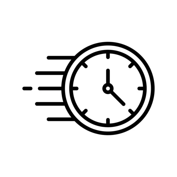 Reloj Fecha Límite Icono Eficiencia Imagen Vectorial También Puede Utilizar — Archivo Imágenes Vectoriales