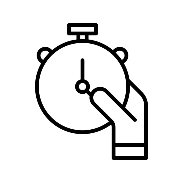 Reloj Mano Icono Cronómetro Imagen Vectorial También Puede Utilizar Para — Vector de stock