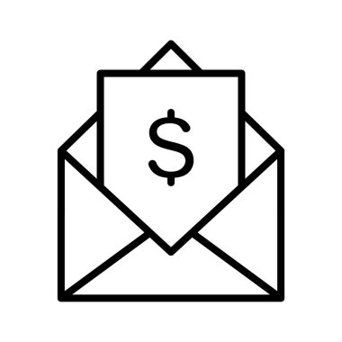 E- posta, fon, para ikonu vektör görüntüsü. Finans ve Para için de kullanılabilir. Web uygulamalarında, mobil uygulamalarda ve yazdırma ortamlarında kullanılabilir.