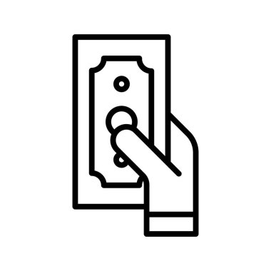 Para ver, el, ikon vektör imajı öde. Finans ve Para için de kullanılabilir. Web uygulamalarında, mobil uygulamalarda ve yazdırma ortamlarında kullanılabilir.