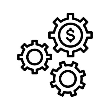  Simge vektör görüntüsü. Finans ve Para için de kullanılabilir. Web uygulamalarında, mobil uygulamalarda ve yazdırma ortamlarında kullanılabilir.